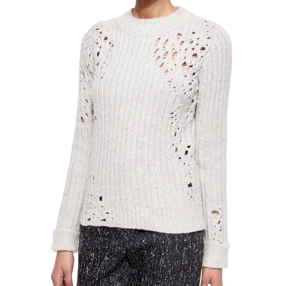3.1 Phillip Lim open-knit detail sweater